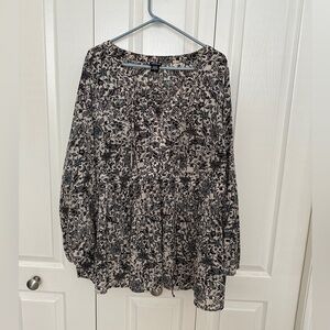 Torrid Floral Tunic - blue